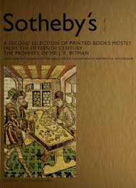 Maybe you would like to learn more about one of these? Calameo Sotheby S Printed Books 15th Century Property Of Mr