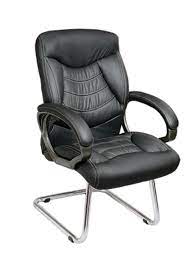 Leather 1 Seating ABP-522 Office Chair, Black and Silver at Rs 6300 in  Gurgaon