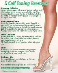 Workout Wednesday 5 Calf Toning Exercises Flavilicious Fitness Toning Workouts Calf Exercises Wednesday Workout