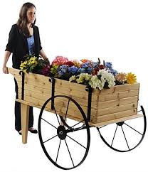 The wooden flower cart is the one of the most popular model among all the displays for sale. 10 Garden Cart Ideas Garden Cart Flower Cart Wheelbarrow