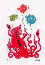 Pin By Nicole Kylis On Clip Art Sea Life Artwork Animal Drawings Animal Illustration