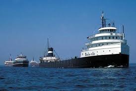 On The Job How The Benson Ford Ore Ship Looked Great Lakes Ships Great Lakes Map Great Lakes