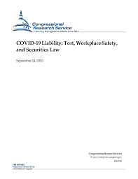 Found that the allegations were false; Covid 19 Liability Tort Workplace Safety And Securities Law Everycrsreport Com