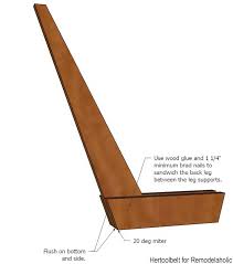 (710 mm) matte black adjustable legs for structural. Remodelaholic Build A Diy Mid Century Modern Side Table And Magazine Holder