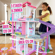 Barbie haus ausmalbilder barbie traumvilla. Barbie Fhy73 Traumvilla Dreamhouse Adventures Puppenhaus Mit 3 Etagen 8 Zimmer Pool Mit Rutsche Und Zubehor Ca 116 Cm Hoch Mit Lichter Und Gerauschen Spielzeug Ab 3 Jahren Amazon De Spielzeug