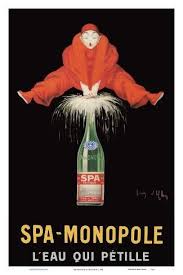 Sparkling Water Spa Monopole Art Print Jean D Ylen Art Com Vintage Advertising Art Vintage Poster Art Vintage Posters