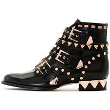 Black And Gold Motorcycle Boots Sophia Webster Black Riko Flat Biker Boots 795 Liked On Polyvore Featuring Shoes Boots Black Black Moto Boots Black Motorcycle Boots Black Buckle Boots
