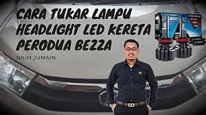 Maybe you would like to learn more about one of these? Cara Tukar Lampu Headlight Led Perodua Bezza Night Time Driving With Novsight 80w Extremely Bright Youtube