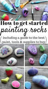 How To Get Started Painting Rocks Painted Rocks Diy Rock Painting Supplies Rock Painting Tutorial
