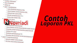 Maybe you would like to learn more about one of these? Contoh Laporan Pkl Smk 2019 Novriadi