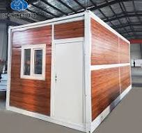 Wholesale Standard Container Prefabricated Folding House Mobile Office  Building Hurricane Proof Portable Foldable Home Post-disaster housing