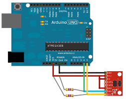 You only need to connect 4 pins instead of 12. Arduino Uno Pinout I2c