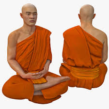 3d Model Buddhist Monk Buddhist Buddhist Monk Model