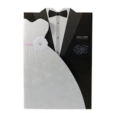 Black White Embossed Tuxedo Dress Wedding Invitations Tu004 Discount Wedding Invitations Wedding Dress Invitations Affordable Wedding Invitations