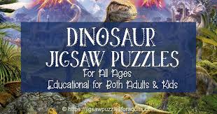 Solve a few mysteries (while also social distancing) whenever boredom strikes. Dinosaur Jigsaw Puzzles Jigsaw Puzzles For Adults