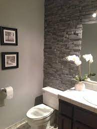 Suitable for feature walls, bathroom wall, interior design & furniture. The You Ll Never Believe This Isn T Stacked Stone Bathroom Makeover Bathroom Makeover Bathroom Decor Bathrooms Remodel
