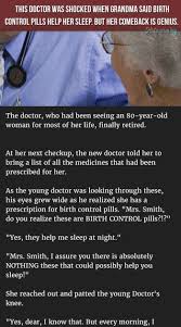 Birth Control Pill Box Meme Doctor Is Shocked When Grandma Says Birth Control Pills Help Her Sleep But Her Comeback Is Genius Boss Humor Clean Funny Jokes Relationship Jokes