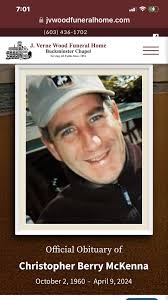 Sending our thoughts and prayers to Rhonda, his girls and the rest of the  McKenna family this morning as we share the news of Chris's passing.  Details for a celebration of life