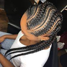 Brag About Braids On Instagram Style 4 5 Feed In Braids W Small Braids Adde Protective Style Braids Small Feed In Braids Braided Hairstyles For Black Women