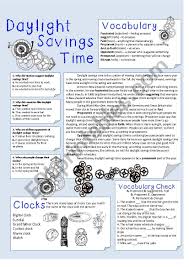 Every item on this page was chosen by a town & country editor. Daylight Savings Time Esl Worksheet By Mvblair