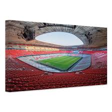 Walking through the allianz arena in munich. Leinwandbild Fcb Stadion Mia San Mia Wall Art De