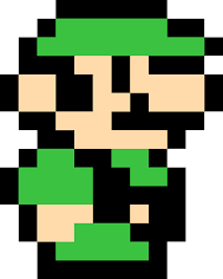 Pixilart Mario Bros 3 Luigi By Joule Fusion Mario pixel art, super mario world super mario bros.