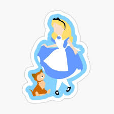 If you want to print them in a bigger size, you can use posteriza (free download). Alice And Wonderland Stickers Redbubble