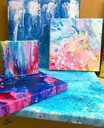 La peinture acrylique est le type de peinture le plus polyvalent qu'il soit. Peinture Fluide Technique De L Acrylic Pouring