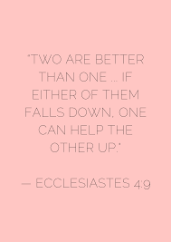 Look to the nature of things. Two Are Better Than One Museuly