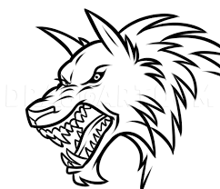 Maybe you would like to learn more about one of these? Werewolf Face Drawing Lesson Step By Step Drawing Guide By Dawn Dragoart Com