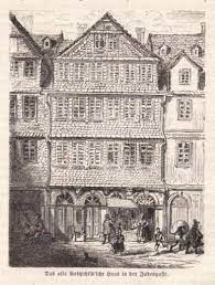 Historisches schauspiel in 5 akten (9 bild.)» — книга автора sassmann hanns, 149 s. Das Alte Rothschild Sche Haus In Der Judengasse Holzstich Von Frankfurt A M 1878 Kunst Nbsp Nbsp Grafik Nbsp Nbsp Poster Antiquariat Heinz Tessin