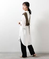 ニットビスチェ 公式 ローリーズファーム lowrys farm 通販 ニットビスチェ 冬服 レディース ファッション