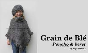 A tricoter au point mousse et côtes 1/1. Poncho Fille 3 Ans Pasteurinstituteindia Com