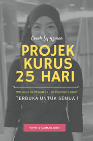 Cara Nak Kurus Projek Kurus 25 Hari Cara Berat 25th