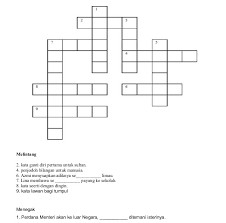 Teka teki suku kata terbuka+tertutup silang kata. Soalan Teka Silang Kata Bahasa Melayu J Kosong V
