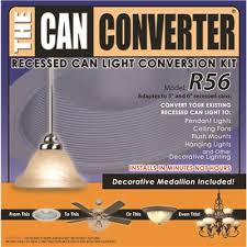 This converter works with existing recessed cans that use medium base light bulbs. Jsb Enterprises Part R56 Jsb Enterprises The Can Converter Recessed Can Conversion Kit With Standard White Medallion 5 In 6 In Replacement Parts Home Depot Pro