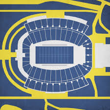 Mountaineer Field At Milan Puskar Stadium Map Art