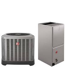 Shop today with budget air supply for the best prices on ac unit and heat pump packages! 2 Ton Rheem 14 Seer R410a Air Conditioner Split System Classic Series National Air Warehouse