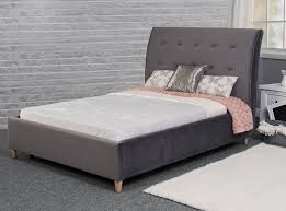 Super king bed frame with king size mattress for sale. Sweet Dreams Harper Upholstered Fabric Bed Frame Best Beds Direct
