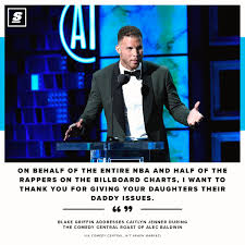 Kendall jenner's ex boyfriend blake griffin made a joke about her 'daddy issues' while roasting caitlyn jenner over the weekend. Thescore On Twitter Blake Griffin Professional Hooper Certified Savage