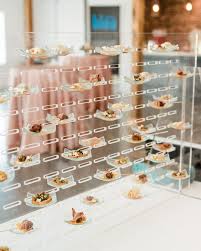 20 Wedding Food Walls That Will Literally Elevate Your Big Day Cuisine Wedding Food Wedding Catering Catering Display
