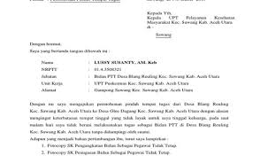 Ada banyak formasi yang dibuka dan tentunya menjadi peluang besar bagi anda yang ingin melamar kerja sebagai cpns. Contoh Surat Lamaran Kerja Bidan Untuk Dinas Kesehatan Berbagi Contoh Surat Cute766
