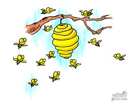 سكرابز نحل للتصميم سكرابز خلية نحل للتصميم اروع واجمل صور النحل الكارتونية للت Sketch Book Cartoon Bee Bee Hive