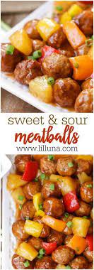 Sweet And Sour Meatballs Recipe Sweet And Sour Meatballs Sweet N Sour Meatball Recipe Food Dishes