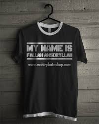Anda juga dapat merubah kembali warna kaosnya seperti pada langkah 2. Cara Membuat Kaos My Trip My Adventure Psd Mahir Photoshop