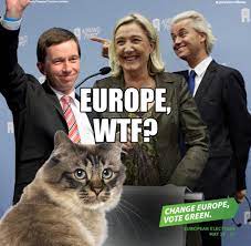 Watch the latest videos from marine le pen. Europawahlkampf Grune Attackieren Die Euro Skeptiker Mit Katzen Welt