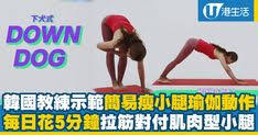 小腿肌肉又名比目魚肌 長期站立或運動過度都容易令小腿肌肉變得粗壯 viu節目 viu beauty 就請來一位韓國的瑜伽教練 教大家一套下犬式 down dog 瑜伽動作 每日只需5分 fitness topics dogs