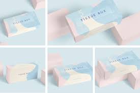 Free all free mockups packaging. Rectangle Tissue Box Mockup In 2020 Box Mockup Tissue Boxes Rectangle