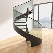 It combines the steel i beam with a simple steel plate riser wedges and tread plates with the wood steps. 180 Degree How To Build A Prefab Space Saving Building A Narrow Compact Interior Loft Floating Glass Spiral Staircase Buy Glass Spiral Staircase Floating Glass Spiral Staircase Loft Spiral Staircase Product On Alibaba Com