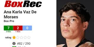 BoxRec: Ana Karla Vaz De Moraes